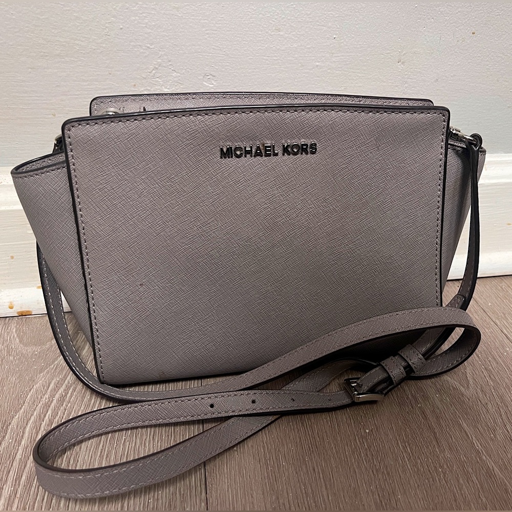 Michael Kors, Leather Crossbody Bag, Small